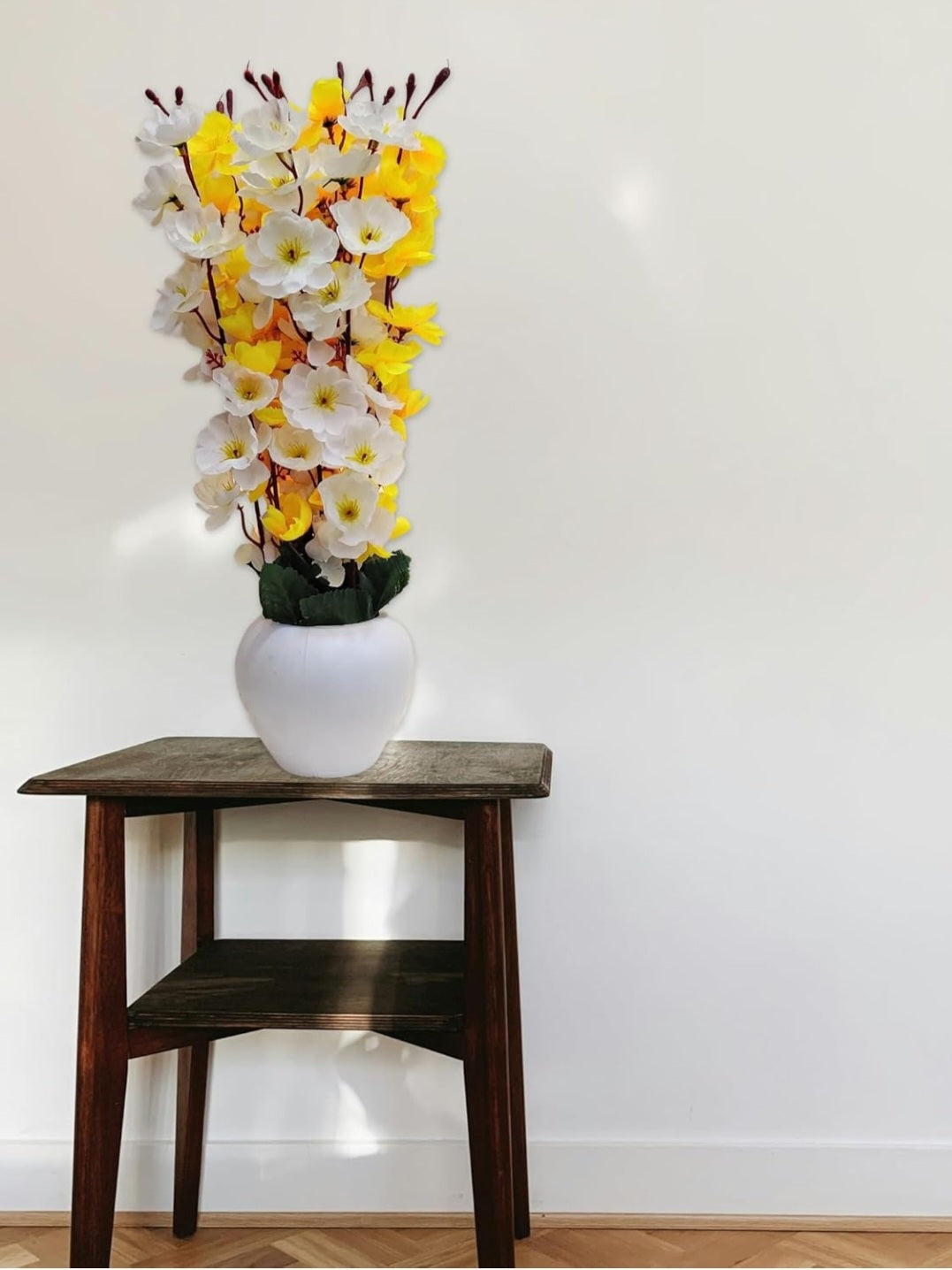 Yarma Artificial Flowers with Pot for Home Decoration | Office Decor, Gift for him/her, Artificial Plants with Pot, Multi Yellow, Pack of 1 Piece, 45 cm
Height