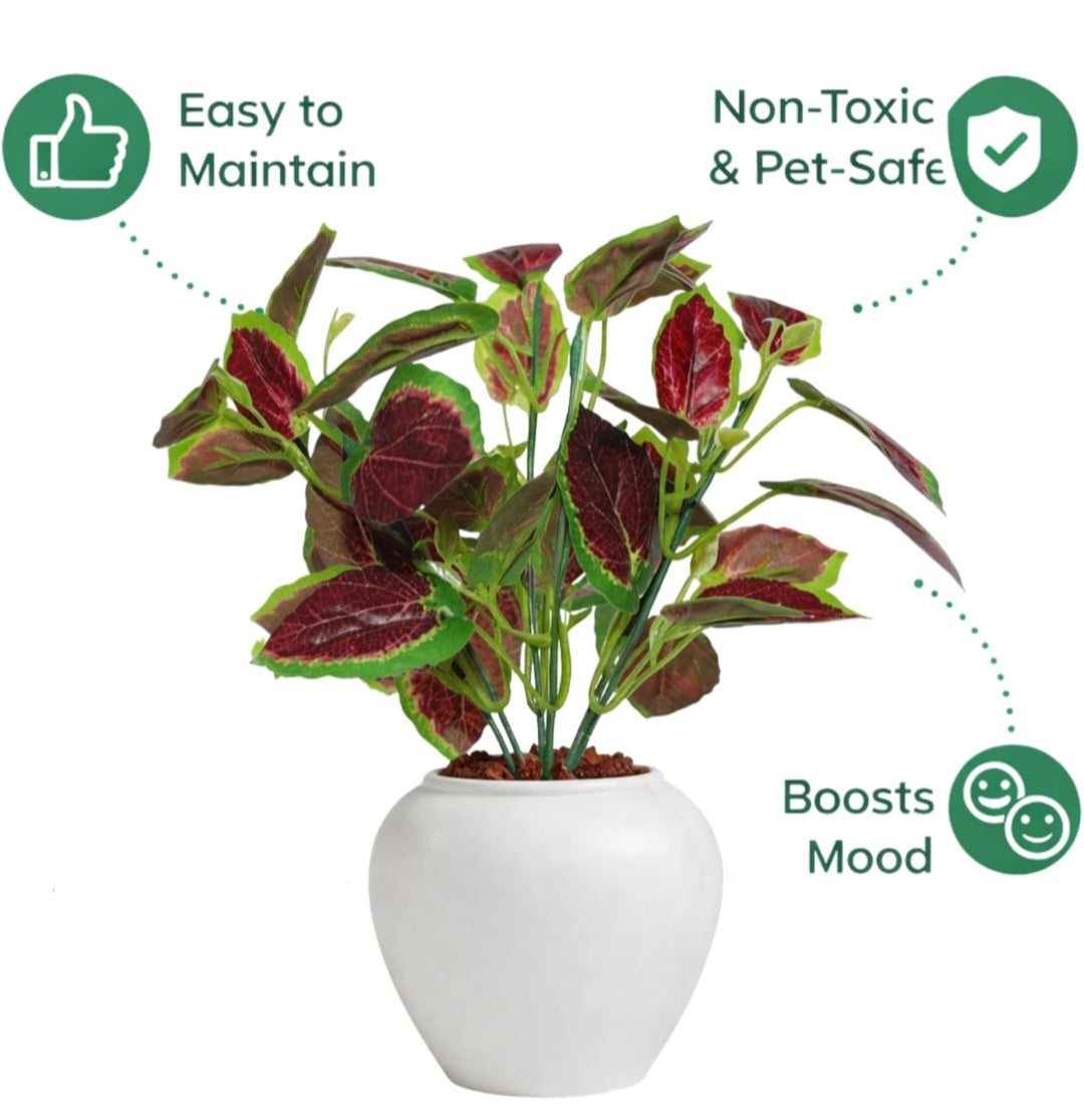 Yarma Artificial Plants: Ideal for Home Office Decor in Bedrooms, Living Rooms, and Balconies